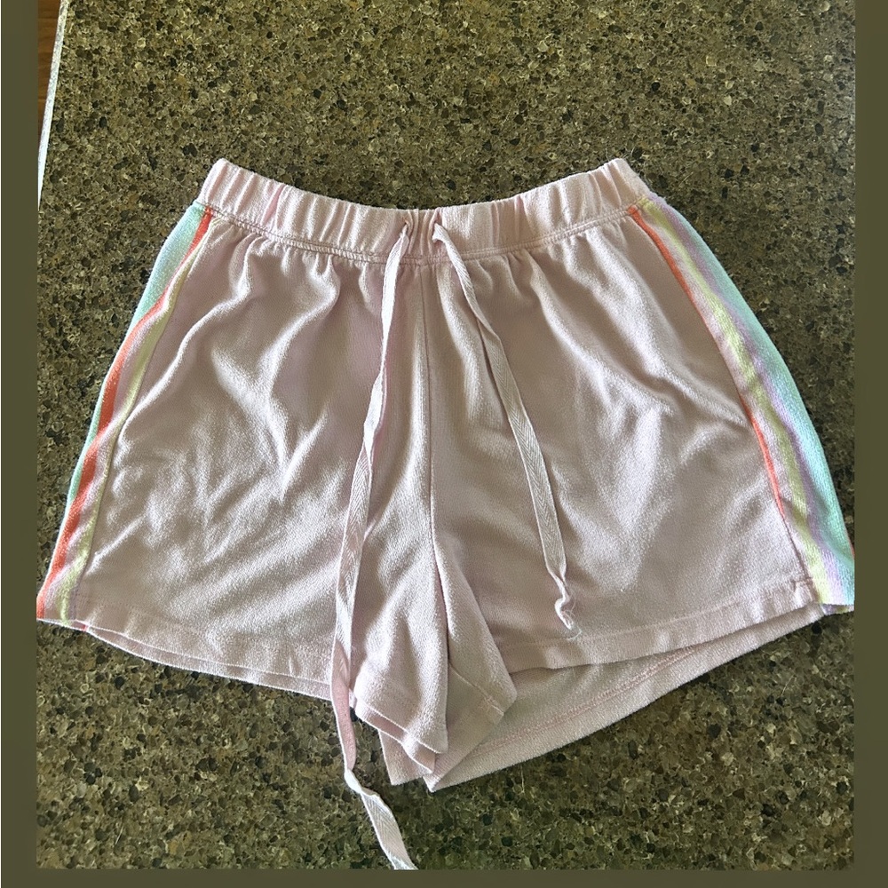 Pink/rainbow comfy shorts!